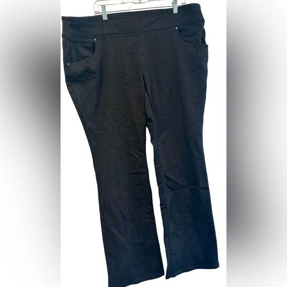 The Pioneer Woman Pull On Embroidered Floral Rose Boot Cut Jean Size 3XL - Picture 2 of 7